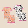 Amazon Essentials Babies, Toddlers and Boys’ Snug-Fit Cotton Rib Pajama Sleepwear Sets, Multipacks(Dalmation)