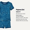 Amazon Essentials Babies, Toddlers and Boys’ Snug-Fit Cotton Rib Pajama Sleepwear Sets, Multipacks(Under the Sea)