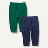 Amazon Essentials Baby Boys’ Cargo Joggers(Green/Navy)
