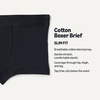 Amazon Essentials Boys’ Cotton Jersey Boxer Brief Underwear(Black)