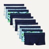 Amazon Essentials Boys’ Cotton Jersey Boxer Brief Underwear(Camoflage/ Dinosaur/ Stripes)