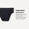 Amazon Essentials Boys’ Cotton Jersey Brief Underwear(Black)