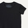 Amazon Essentials Boys’ Cotton Jersey Crew Neck Undershirt(Black)