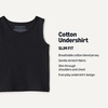 Amazon Essentials Boys’ Cotton Jersey Tank Top Undershirt(Black)