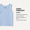 Amazon Essentials Boys’ Cotton Jersey Tank Top Undershirt(Light Blue / Navy / Light Grey Heather)
