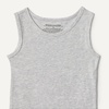 Amazon Essentials Boys’ Cotton Jersey Tank Top Undershirt(Light Grey Heather / White)