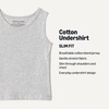 Amazon Essentials Boys’ Cotton Jersey Tank Top Undershirt(Light Grey Heather / White)