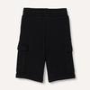 Amazon Essentials Boys’ French Terry Cargo Sweat Shorts, Lounge(Black)