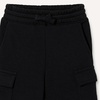 Amazon Essentials Boys’ French Terry Cargo Sweat Shorts, Lounge(Black)