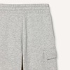Amazon Essentials Boys’ French Terry Cargo Sweat Shorts, Lounge(Light Grey Heather)