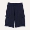 Amazon Essentials Boys’ French Terry Cargo Sweat Shorts, Lounge(Navy)