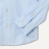 Amazon Essentials Boys Long Sleeve Oxford Button Down Shirt(Light Blue)