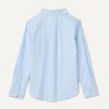 Amazon Essentials Boys Long Sleeve Oxford Button Down Shirt(Light Blue)