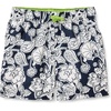 Amazon Essentials Boy’s Quick Dry Swimming Board Shorts Swim Trunks(Navy Folk Floral)