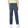 Amazon Essentials Boys’ Regular Straight-Fit Jeans(Dark Wash)