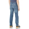 Amazon Essentials Boys’ Regular Straight-Fit Jeans(Light Wash)