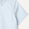 Amazon Essentials Boys’ Short Sleeve Oxford Shirt(Light Blue)