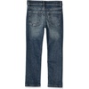 Amazon Essentials Boys’ Slim Fit Stretch Denim Straight Leg Jeans(Medium Wash)