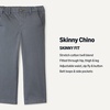 Amazon Essentials Boys’ Stretch Skinny Fit Chino Pants(Iron Grey)