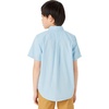Amazon Essentials Boys’ Uniform Short-Sleeve Woven Stretch Poplin Button-Down Shirts, Pack of 3(Blue)