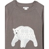 Amazon Essentials Boys and Toddlers’ Cotton Knit Pullover Crewneck Sweater(Dark Grey White Polar Bear)