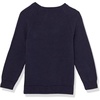 Amazon Essentials Boys and Toddlers’ Cotton Knit Pullover Crewneck Sweater(Dark Navy  Snake)