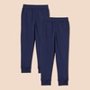 Amazon Essentials Boys and Toddlers’ Fleece Jogger Sweatpants with Elastic Waist and Drawstring, Multipacks(2-pack Navy)