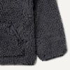 Amazon Essentials Boys and Toddlers’ Half Zip Sherpa Hoodie Sweatshirt with Kangaroo Pocket(Charcoal)