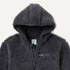 Amazon Essentials Boys and Toddlers’ Half Zip Sherpa Hoodie Sweatshirt with Kangaroo Pocket(Charcoal)