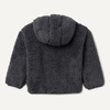 Amazon Essentials Boys and Toddlers’ Half Zip Sherpa Hoodie Sweatshirt with Kangaroo Pocket(Charcoal)