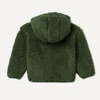 Amazon Essentials Boys and Toddlers’ Half Zip Sherpa Hoodie Sweatshirt with Kangaroo Pocket(Dark Olive)