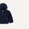 Amazon Essentials Boys and Toddlers’ Half Zip Sherpa Hoodie Sweatshirt with Kangaroo Pocket(Navy)