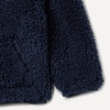 Amazon Essentials Boys and Toddlers’ Half Zip Sherpa Hoodie Sweatshirt with Kangaroo Pocket(Navy)