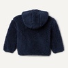 Amazon Essentials Boys and Toddlers’ Half Zip Sherpa Hoodie Sweatshirt with Kangaroo Pocket(Navy)