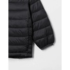 Amazon Essentials Boys and Toddlers’ Lightweight Water-Resistant Packable Hooded Insulated Puffer Jacket(Black)