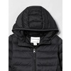 Amazon Essentials Boys and Toddlers’ Lightweight Water-Resistant Packable Hooded Insulated Puffer Jacket(Black)