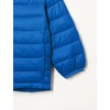 Amazon Essentials Boys and Toddlers’ Lightweight Water-Resistant Packable Hooded Insulated Puffer Jacket(Blue)