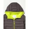 Amazon Essentials Boys and Toddlers’ Lightweight Water-Resistant Packable Hooded Insulated Puffer Jacket(Grey With Neon Yellow)