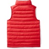 Amazon Essentials Boys and Toddlers’ Lightweight Water-Resistant Packable Hooded Puffer Vest(Red)