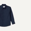 Amazon Essentials Boys and Toddlers’ Long Sleeve Dress Shirt(Navy)