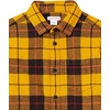 Amazon Essentials Boys and Toddlers’ Long Sleeve Flannel Button Down Shirt(Yellow Plaid)