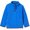Amazon Essentials Boys and Toddlers’ Long Sleeve Midweight Polar Fleece Quarter-Zip Pullover Jacket(Blue)