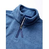 Amazon Essentials Boys and Toddlers’ Long Sleeve Midweight Polar Fleece Quarter-Zip Pullover Jacket(Blue Heather)