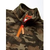 Amazon Essentials Boys and Toddlers’ Long Sleeve Midweight Polar Fleece Quarter-Zip Pullover Jacket(Green Camouflage)