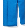 Amazon Essentials Boys and Toddlers’ Long Sleeve Polar Fleece Full-Zip Mock Jacket, Insulated(Blue)