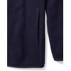 Amazon Essentials Boys and Toddlers’ Long Sleeve Polar Fleece Full-Zip Mock Jacket, Insulated(Navy)