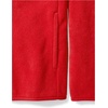 Amazon Essentials Boys and Toddlers’ Long Sleeve Polar Fleece Full-Zip Mock Jacket, Insulated(Red)