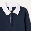 Amazon Essentials Boys and Toddlers’ Long Sleeve Rugby Polo Shirt(Navy)