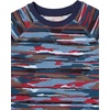 Amazon Essentials Boys and Toddlers’ Long-Sleeve Cotton Thermal T-Shirt, Base Layer, Pack of 3(3-pack Blue Camo)