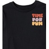 Amazon Essentials Boys and Toddlers’ Long-Sleeve Outfit Set, Pack of 4(Black/Grey/Rust Skate Fox)